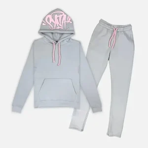 Synaworld ‘Syna Logo’ Tracksuit Grey / Pink