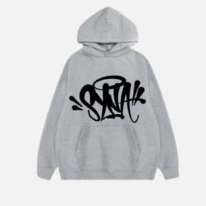 Grey Syna World Graffiti Art Hoodie