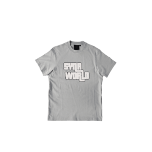 Grey Synaworld GTA Logo T-shirt