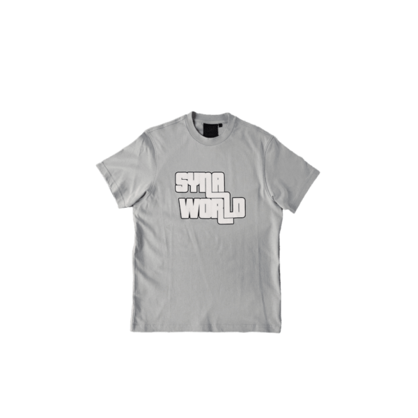 Grey Synaworld GTA Logo T-shirt