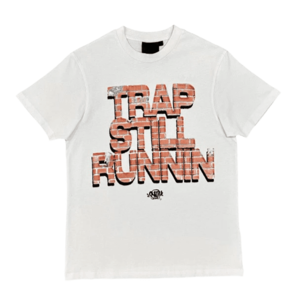 White Syna World Trap Still Runnin T-Shirt